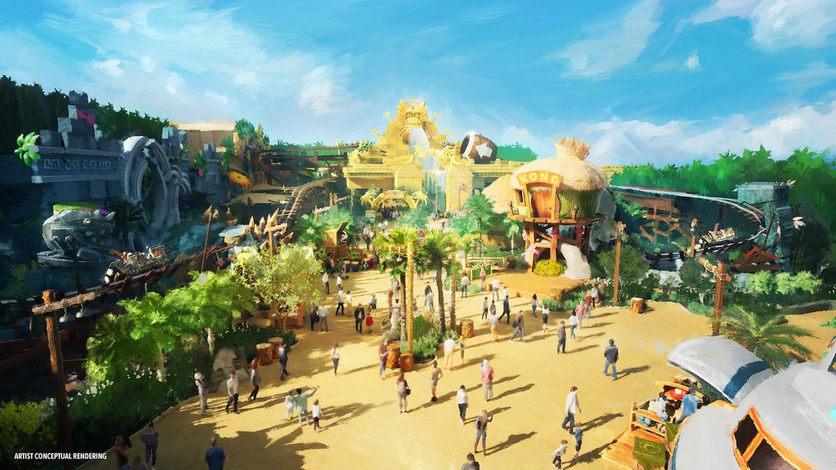 Donkey Kong Country in Super Nintendo World at Universal Epic Universe