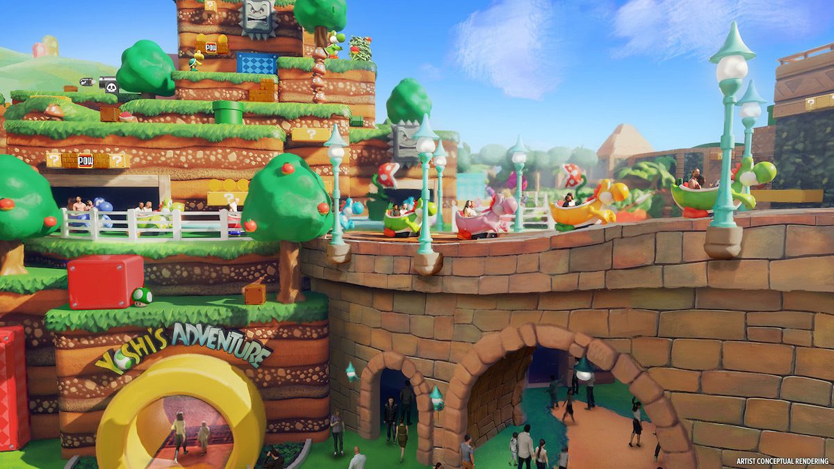 Yoshi's Adventure in Super Nintendo World at Universal Epic Universe