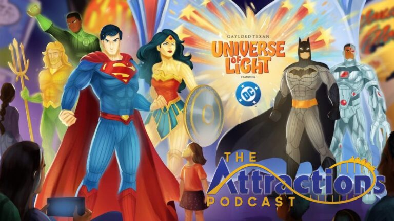 DC super heroes coming to Gaylord hotels, Epic Universe opening week hours, and more news! – The Attractions Podcast