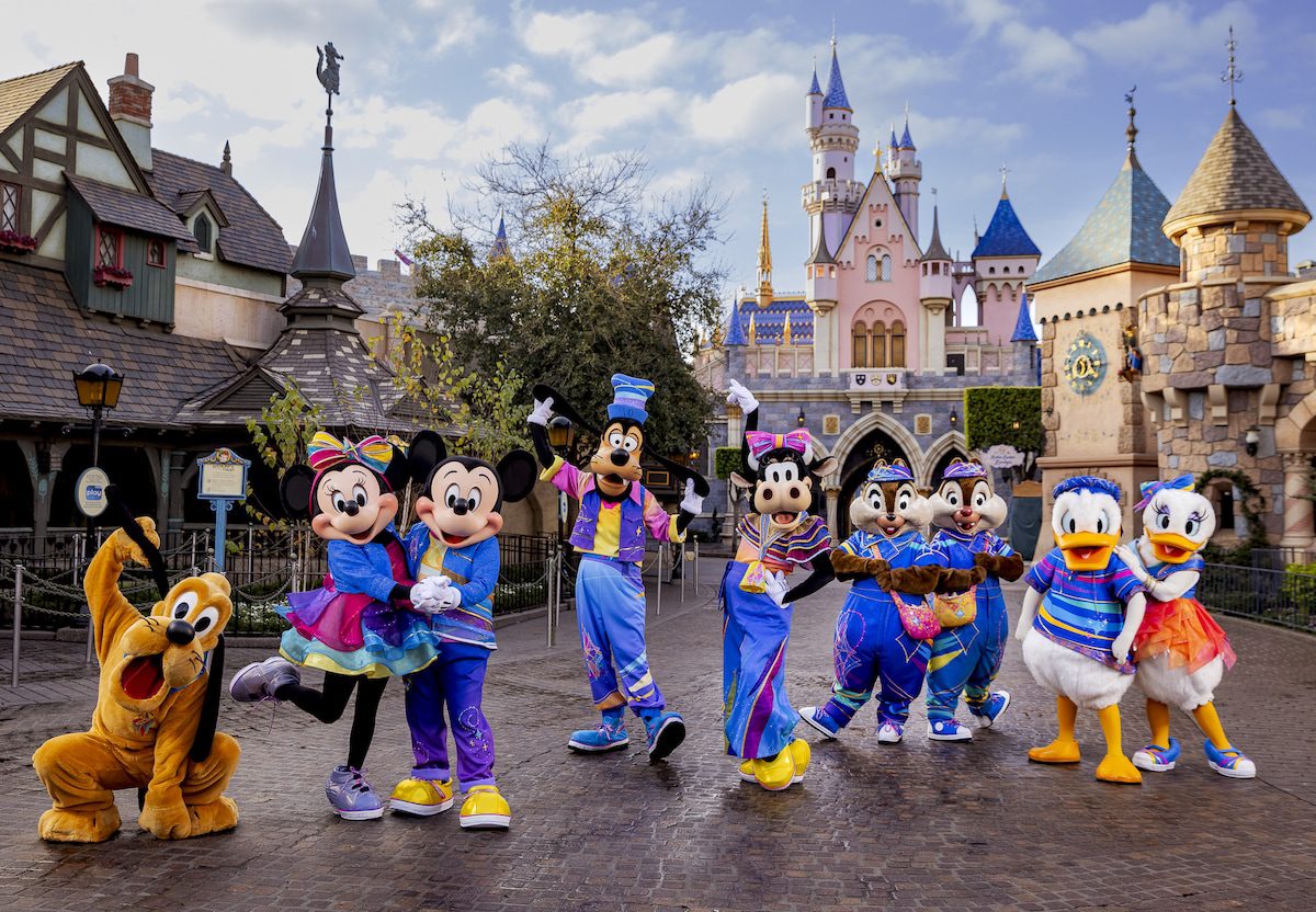 Disneyland 70th anniversary characters
