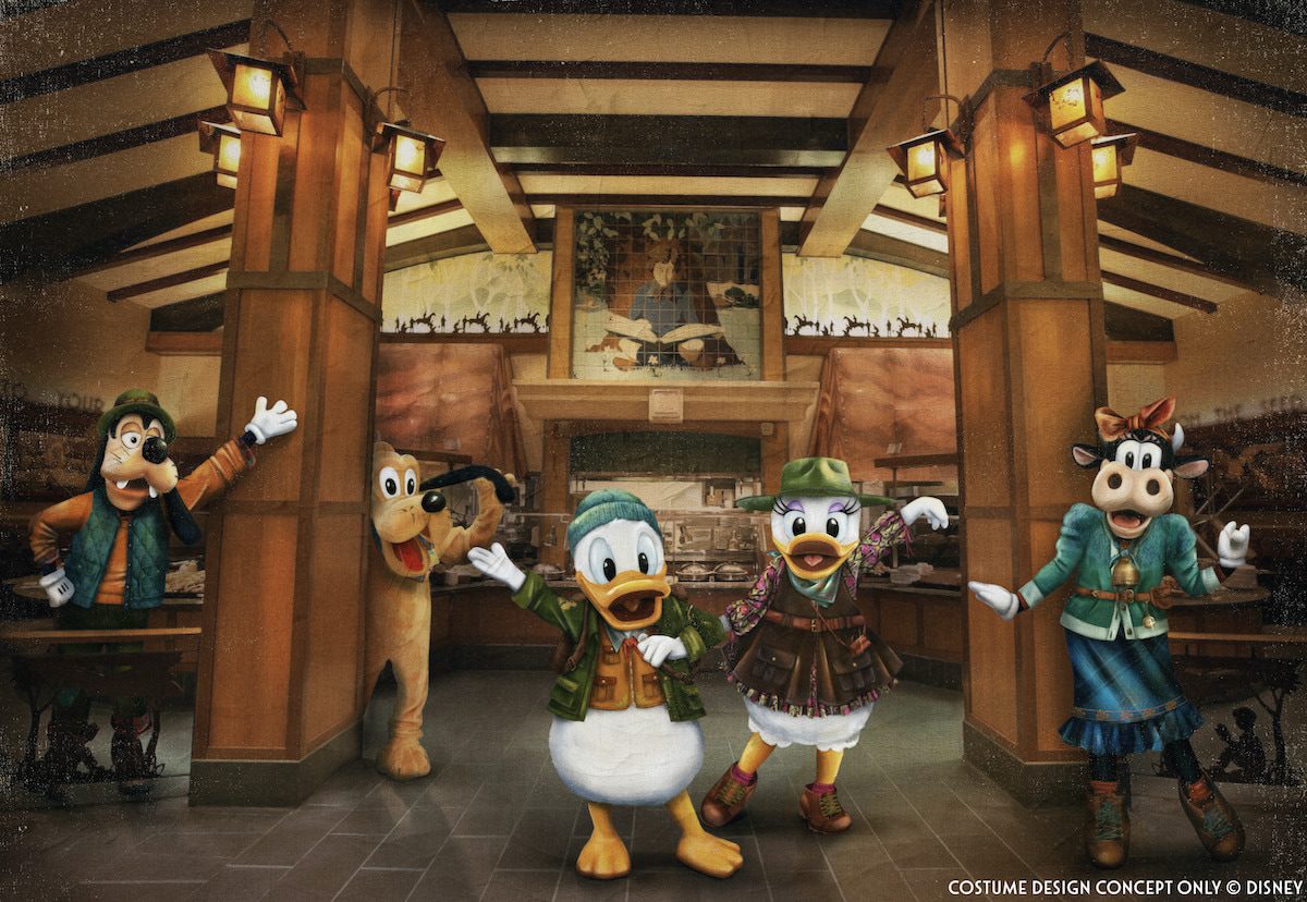Donald's Tales of Adventure character dinner