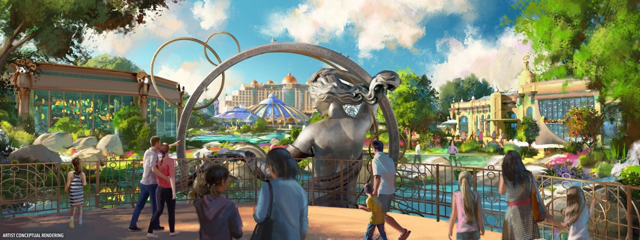 Epic Universe Celestial Park concept art