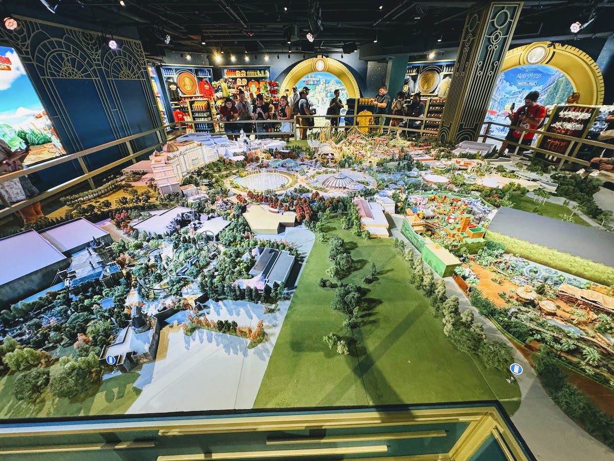 Universal Epic Universe scale model