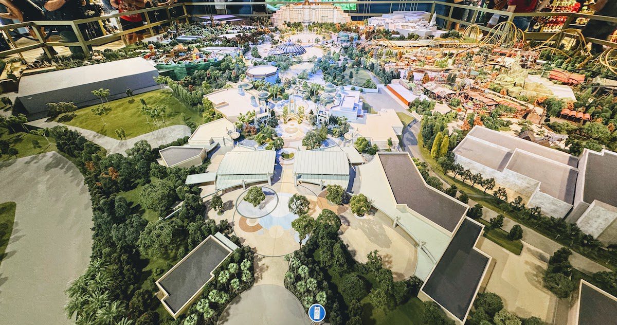 Universal Epic Universe scale model