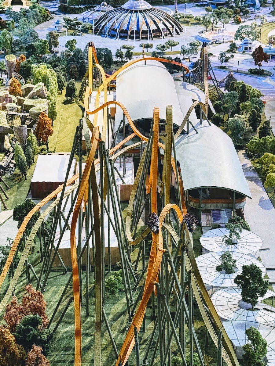 Universal Epic Universe scale model
