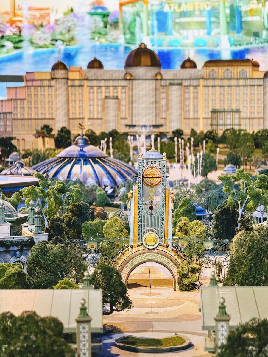 Universal Epic Universe scale model