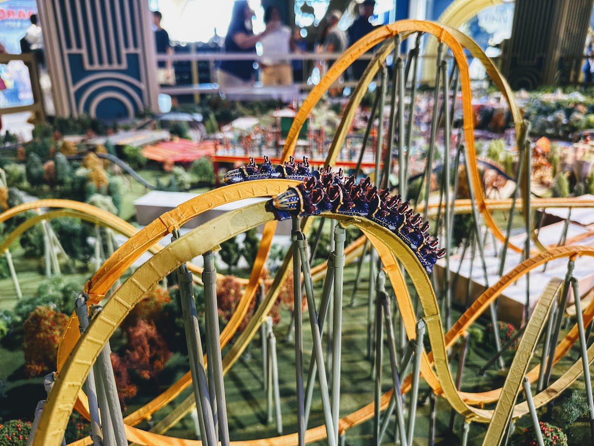 Universal Epic Universe scale model