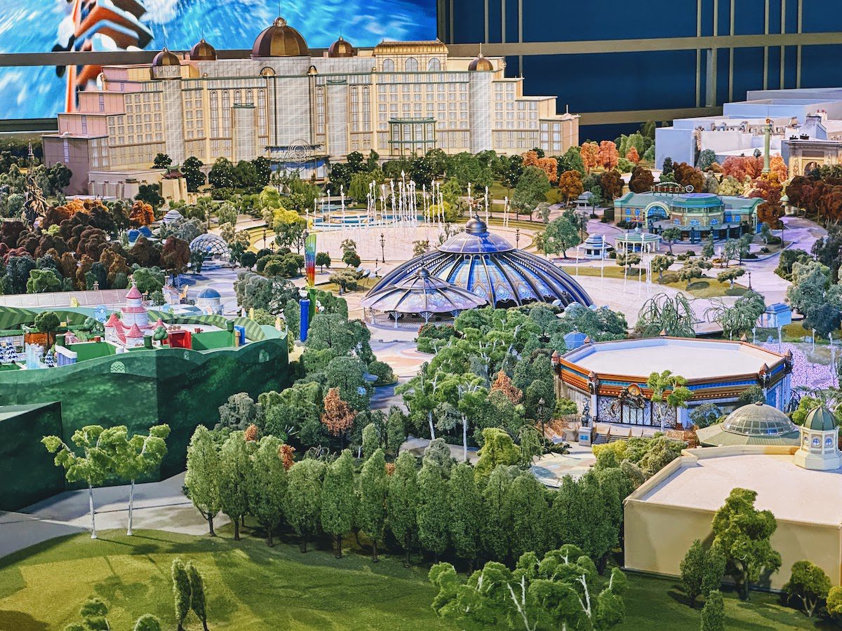 Universal Epic Universe scale model