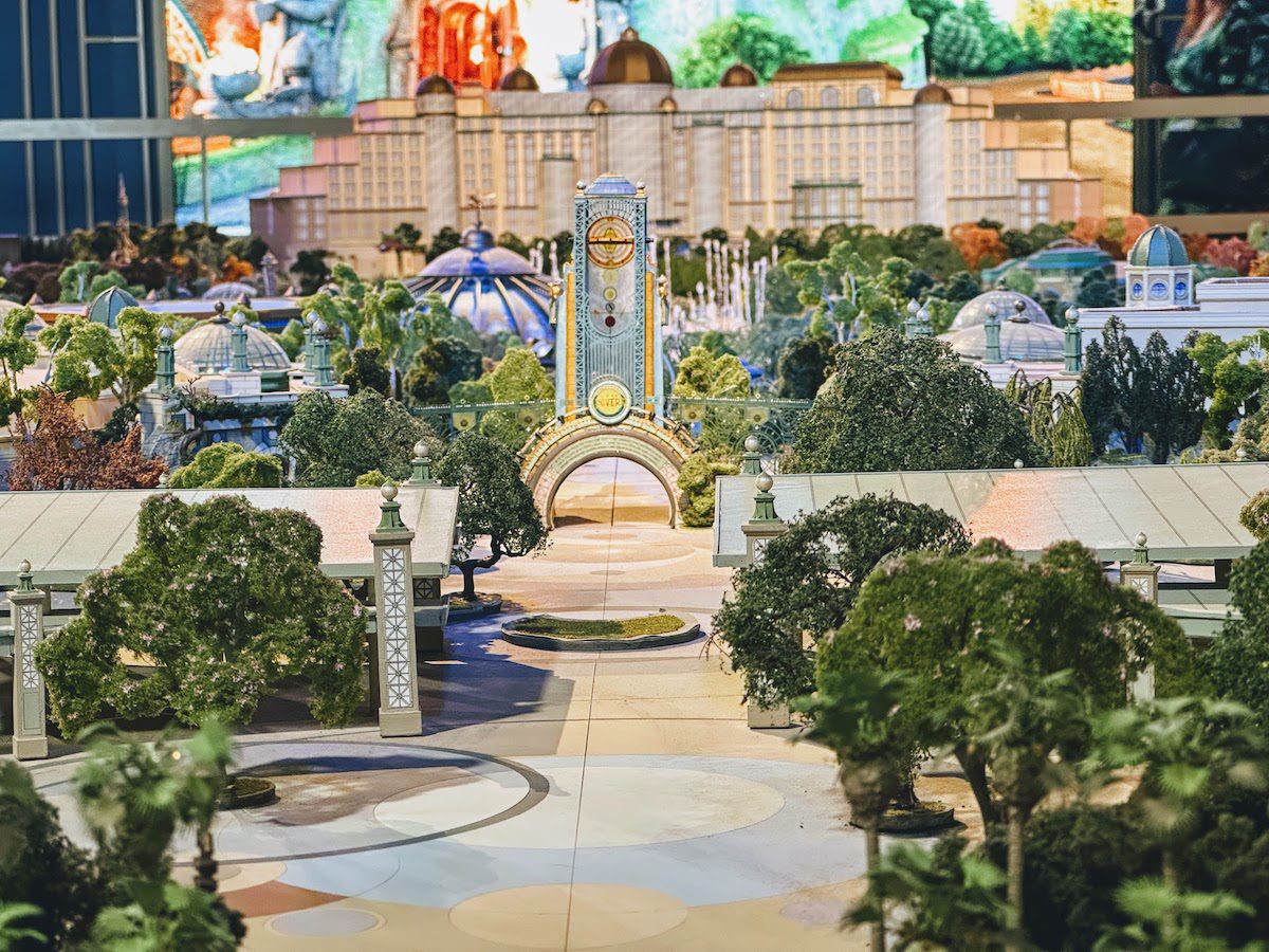 Universal Epic Universe scale model