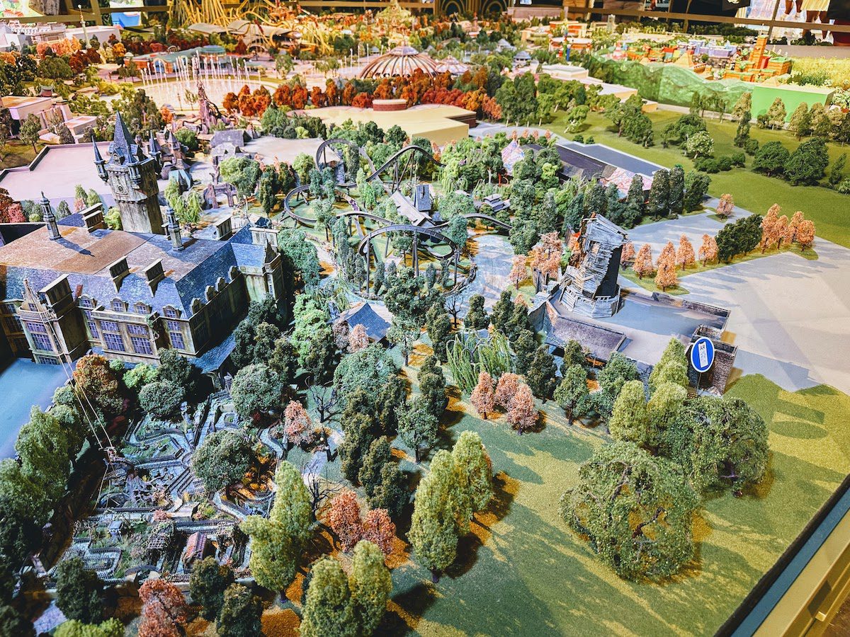 Universal Epic Universe scale model