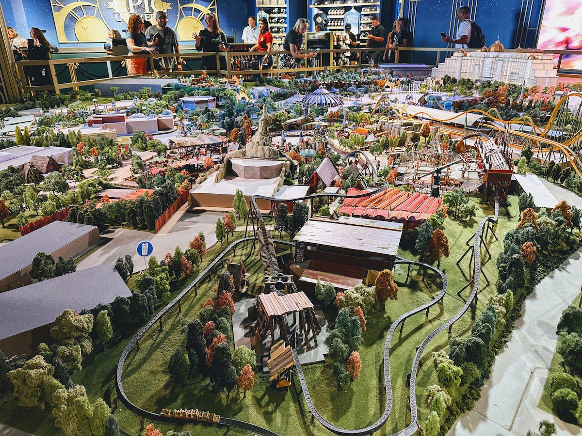 Universal Epic Universe scale model