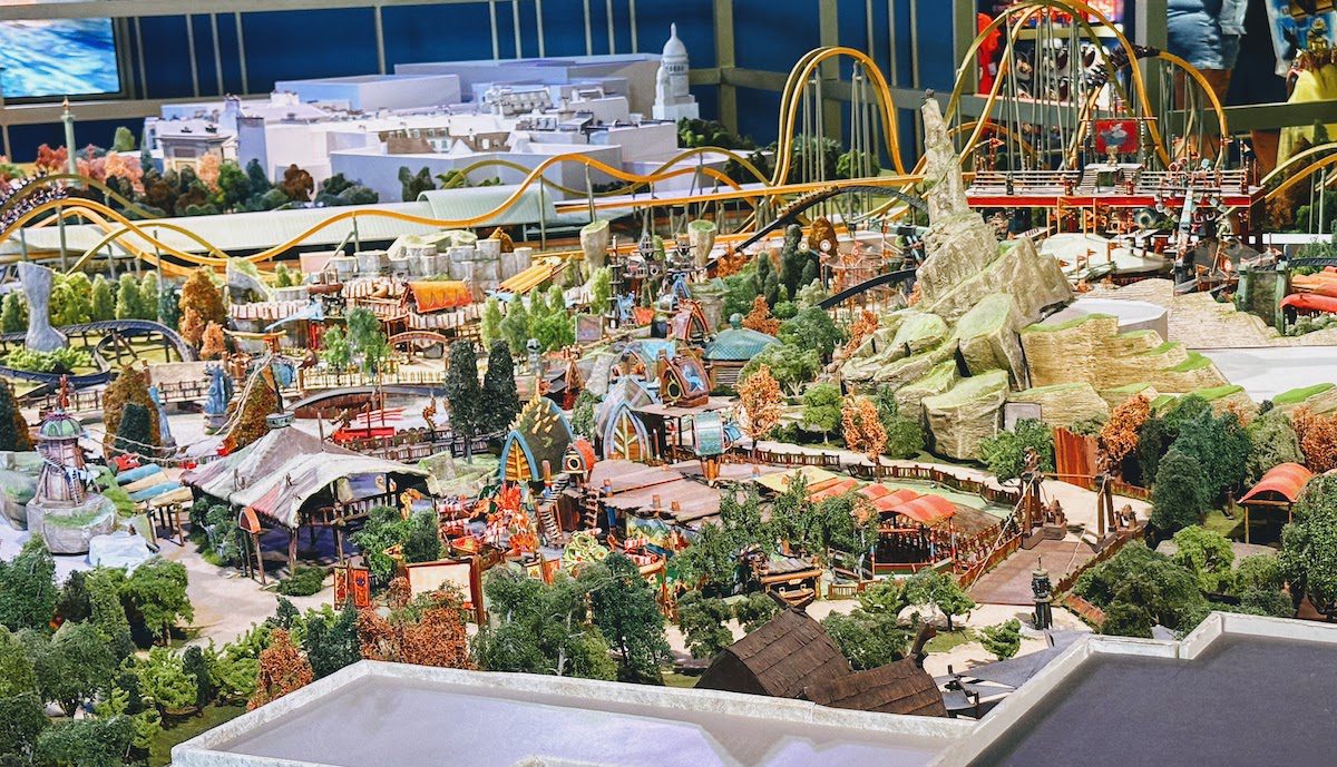Universal Epic Universe scale model