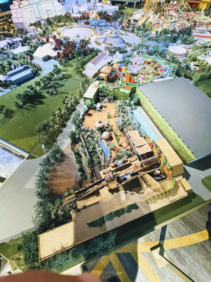 Universal Epic Universe scale model