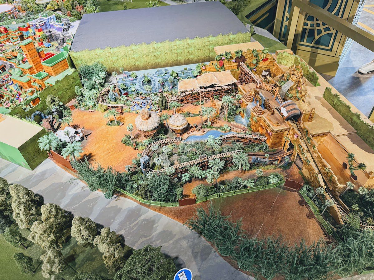 Universal Epic Universe scale model