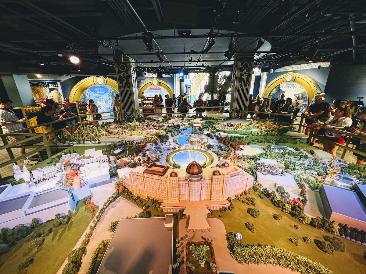 Universal Epic Universe scale model
