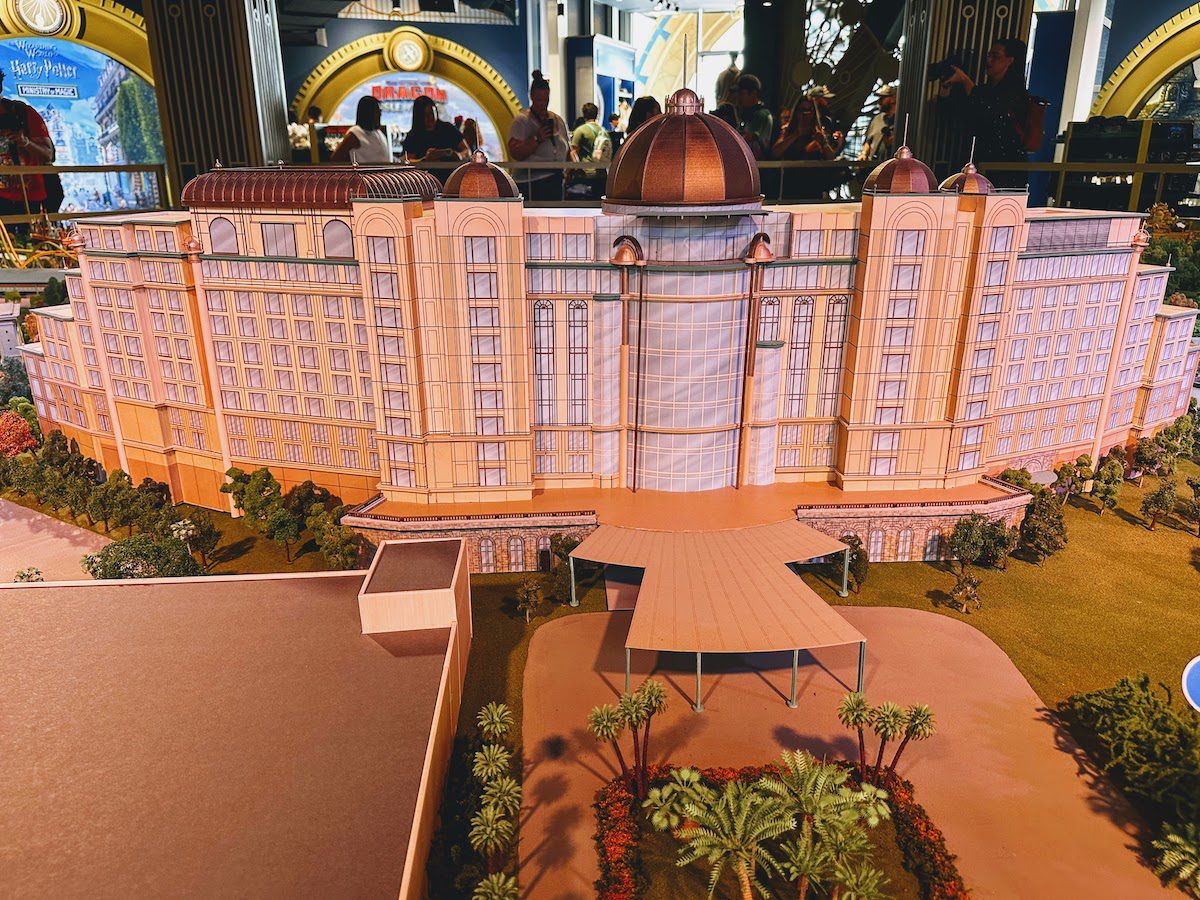 Universal Epic Universe scale model