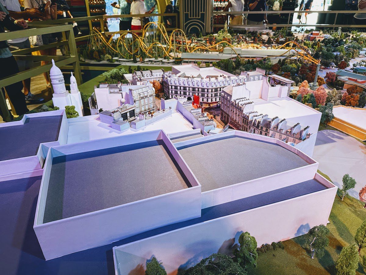 Universal Epic Universe scale model