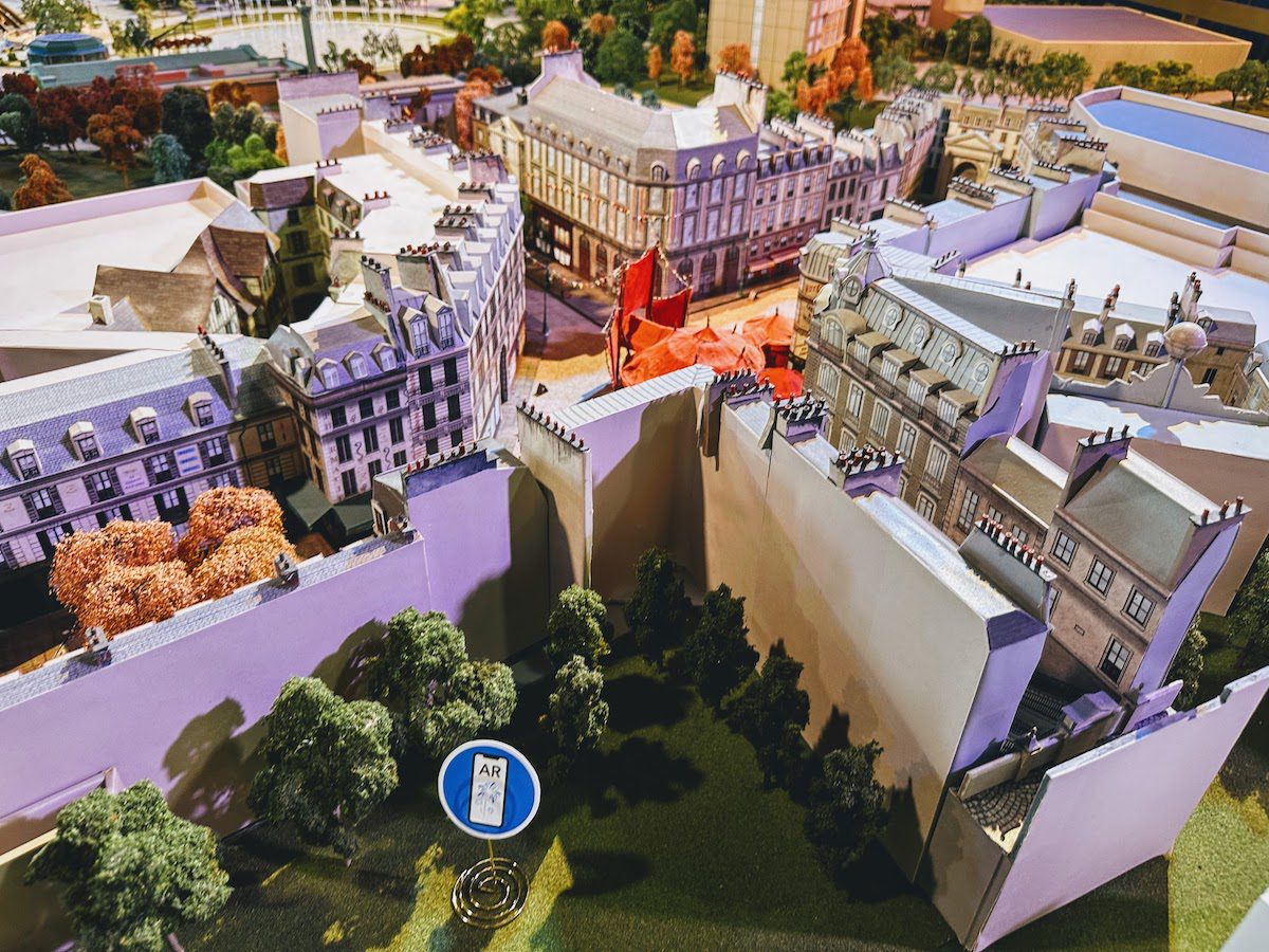 Universal Epic Universe scale model
