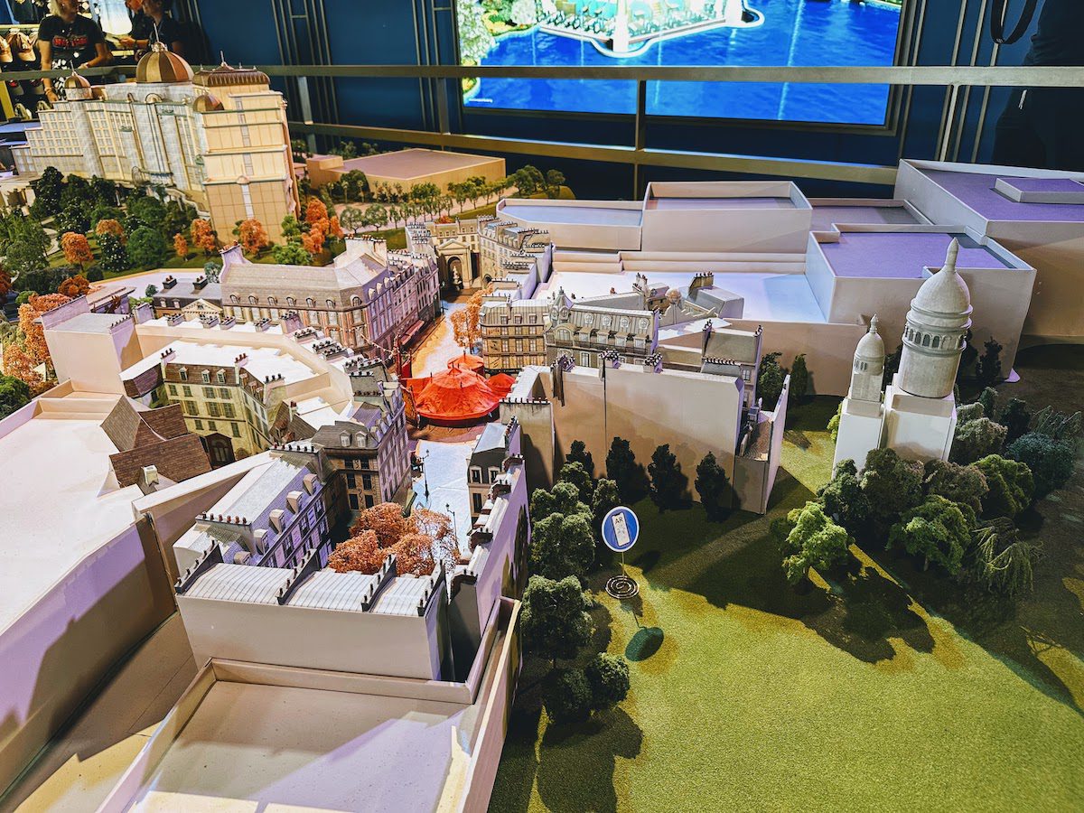 Universal Epic Universe scale model