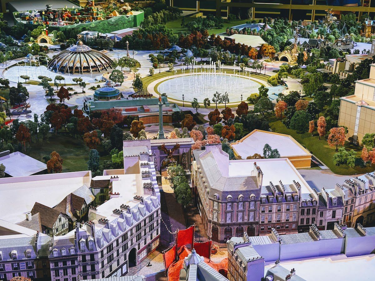 Universal Epic Universe scale model