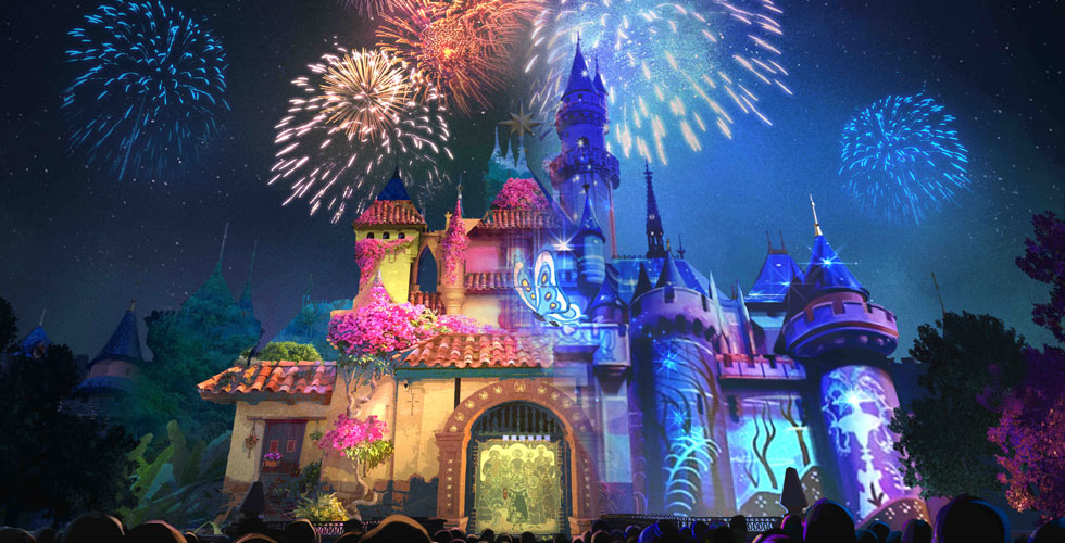 Wondrous Journeys, Disneyland nighttime spectacular, Encanto house