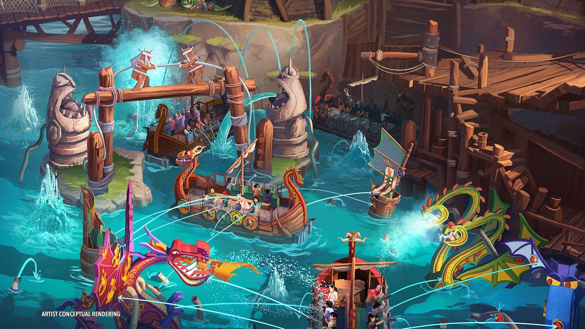 Fyre Drill boat ride at How to Train Your Dragon – Isle of Berk in Epic Universe