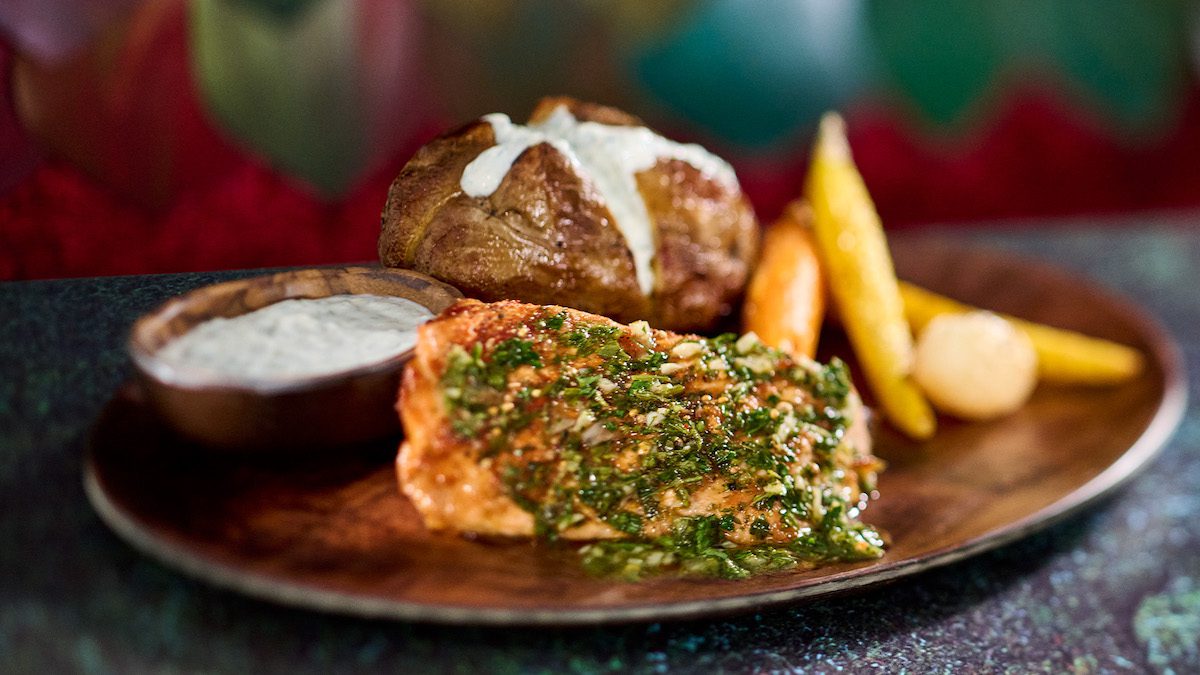 Hiccup's Grilled Salmon, Epic Universe food