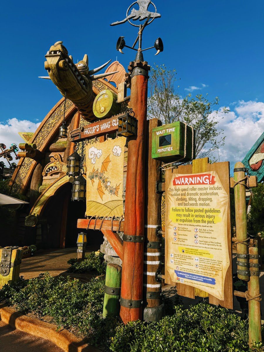 Entrance to Hiccup's Wing Glider's 