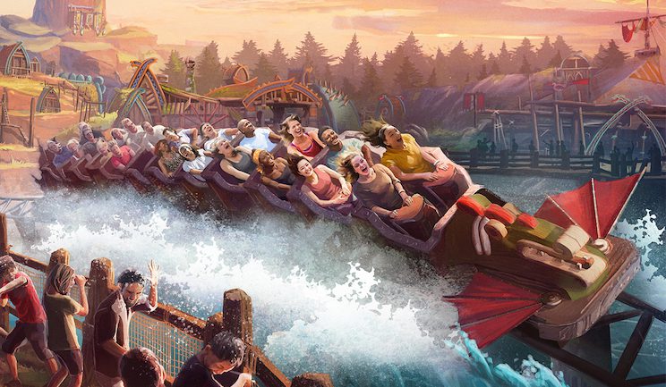 Hiccup's Wing Gliders roller coaster at How to Train Your Dragon – Isle of Berk in Epic Universe