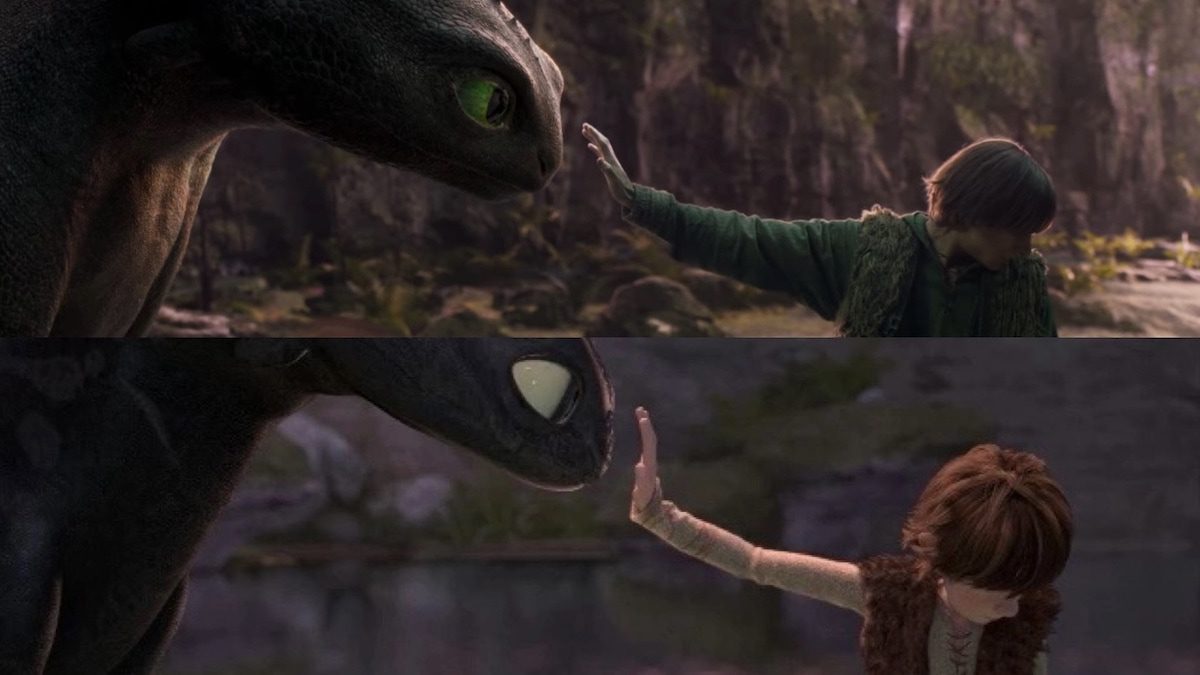 Toothless, Hiccup - How to Train Your Dragon live-action trailer