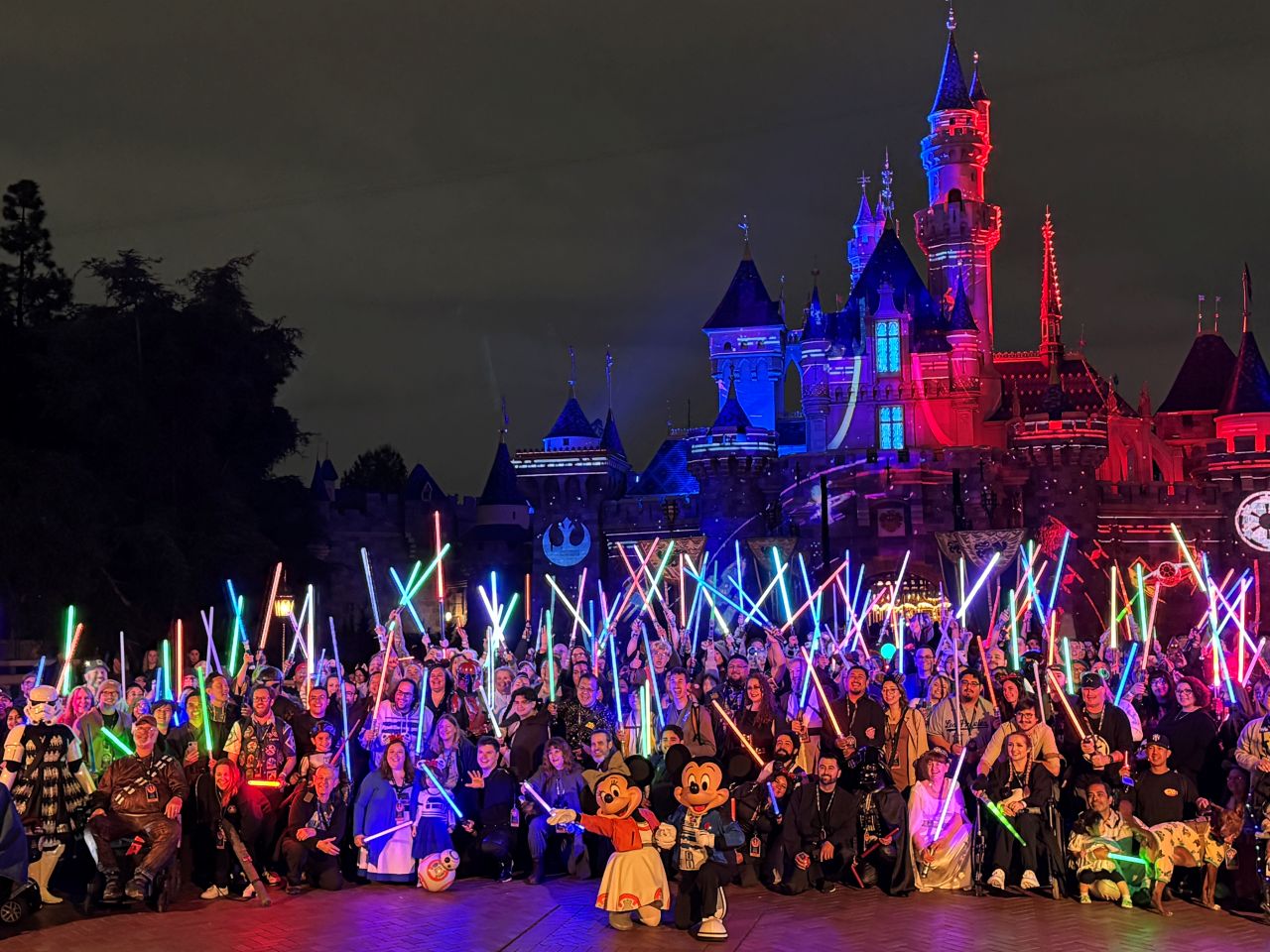 disneyland after dark star wars nite
