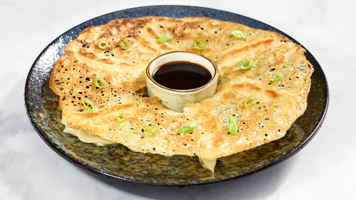 Snowflake Potstickers, Epic Universe food
