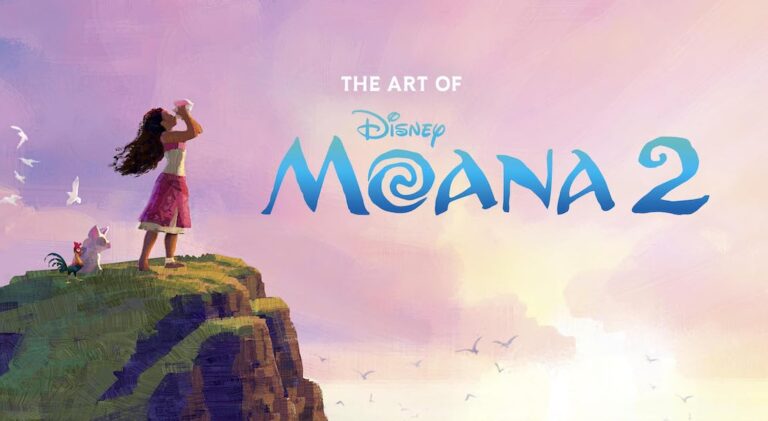 The Art of Moana 2 book cover