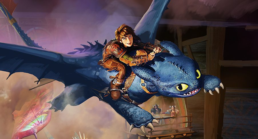 Untrainable Dragon show at How to Train Your Dragon – Isle of Berk in Epic Universe