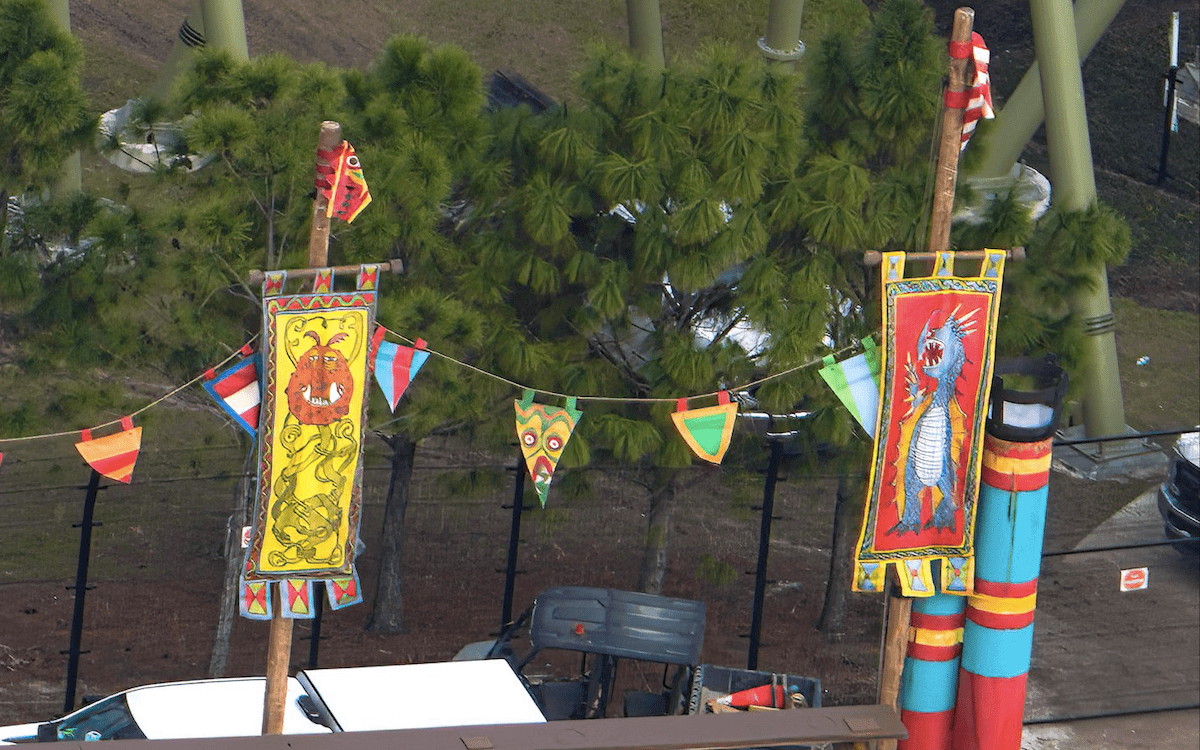 Dragon Racer's Rally  flags and banners