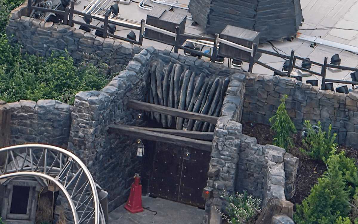 The Burning Blade Tavern entrance