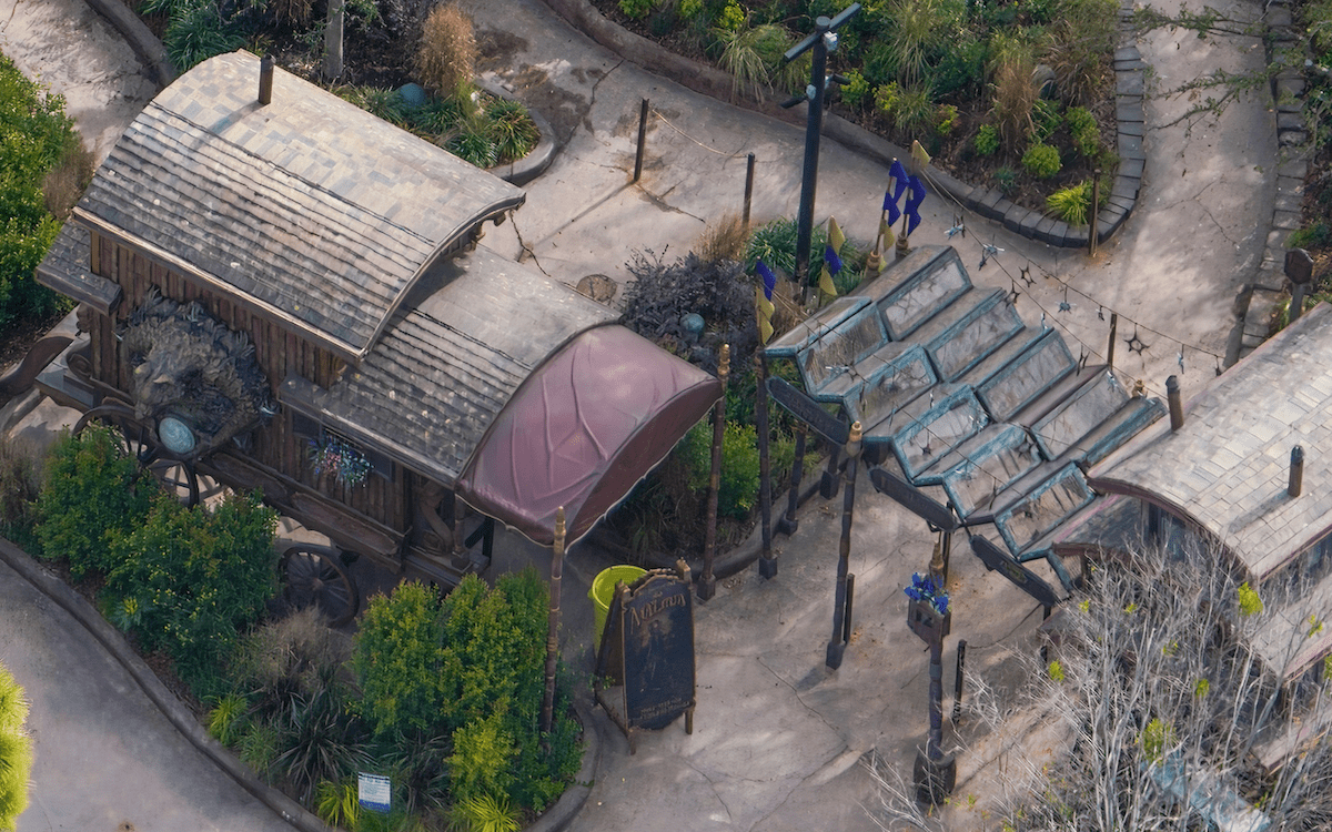 Entrance to Curse of the Werewolf