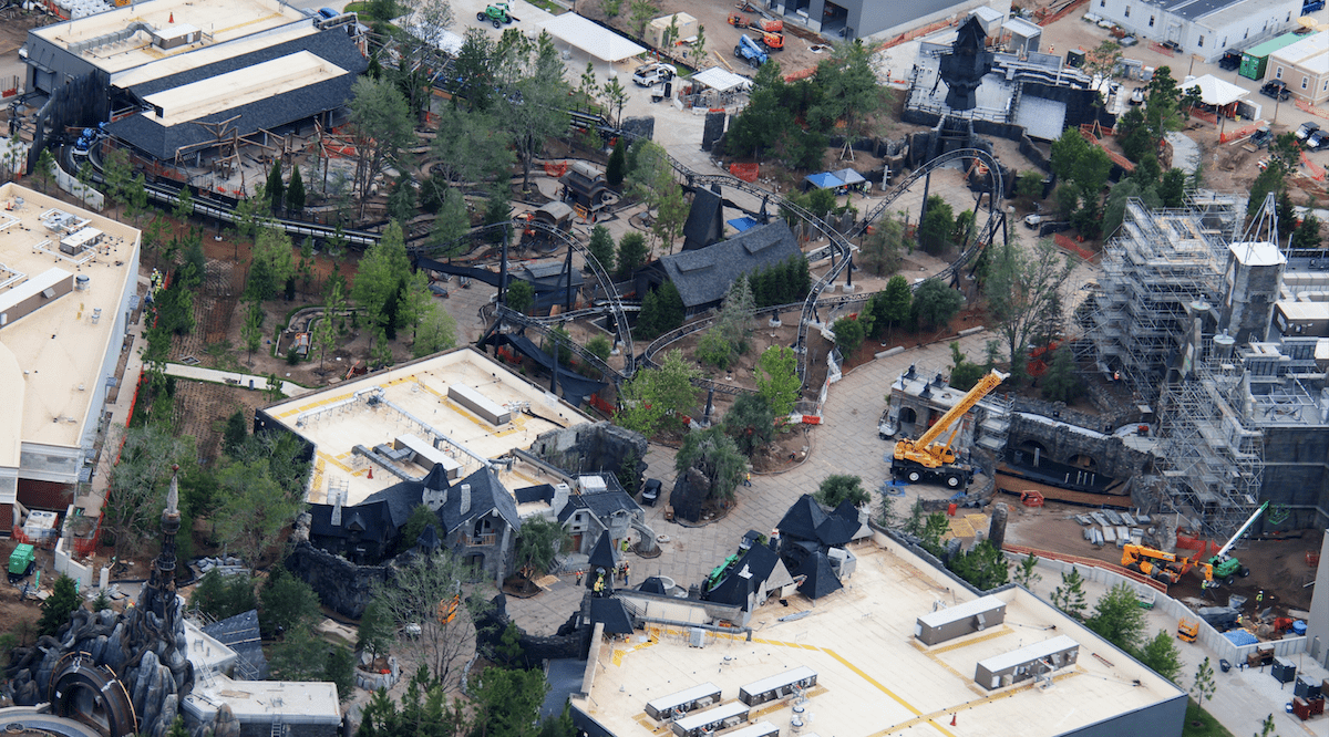 Dark Universe construction, June 2024, Universal Epic Universe