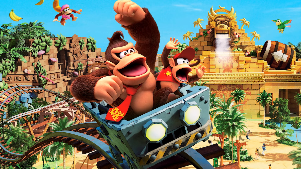 Donkey Kong Country Mine-Cart Madness in Super Nintendo World at Universal Epic Universe