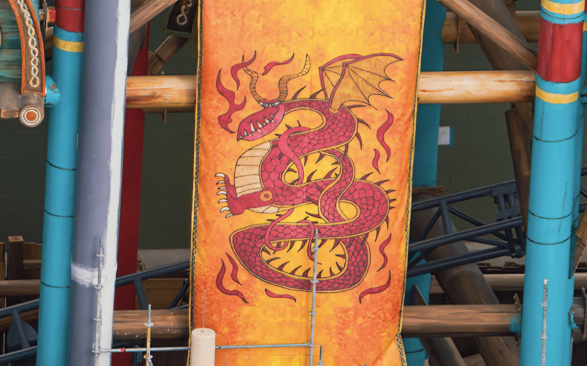 Hookfang Banner, Isle of Berk construction
