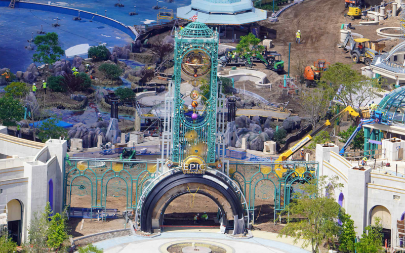 Chronos, Celestial Park, Epic Universe construction