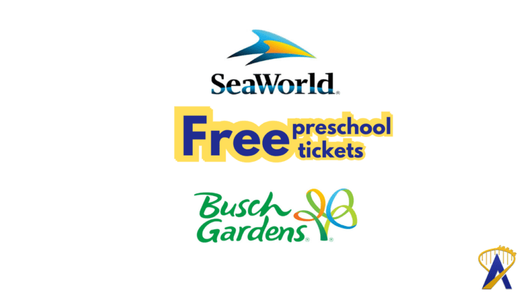 SeaWorld Busch Gardens free preschoolers