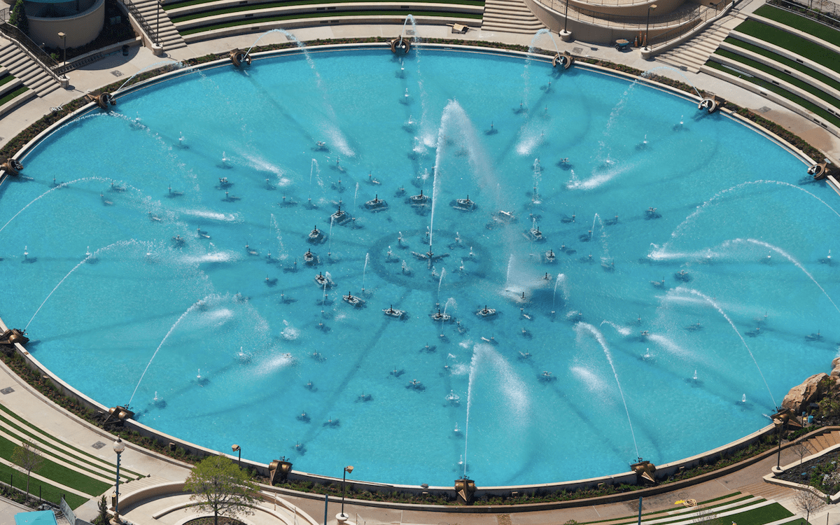 Celestial Park fountains