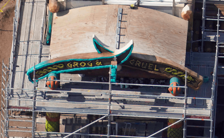 How to Train Your Dragon – Isle of Berk construction at Epic Universe