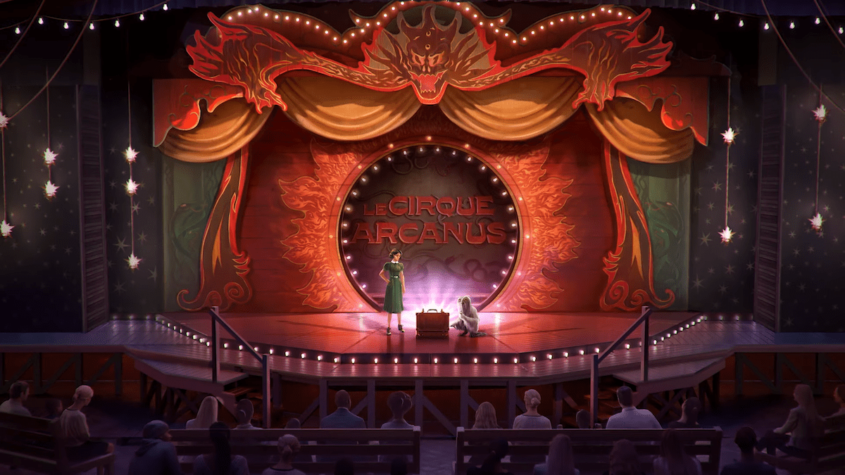 Le Cirque Arcanus stage show, Epic Universe