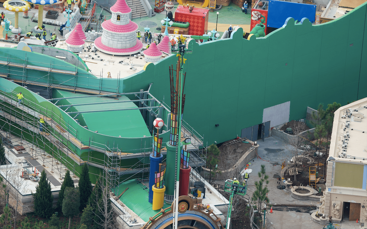 Super Nintendo World portal beacon