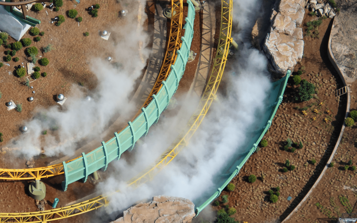 Stardust Racers fog