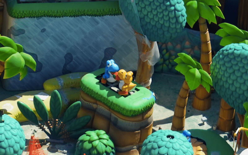 Yoshi's Adventure ride, Epic Universe
