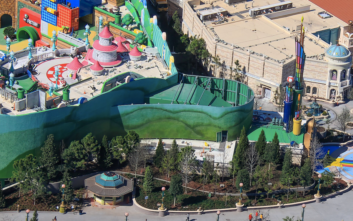 Super Nintendo World exterior walls