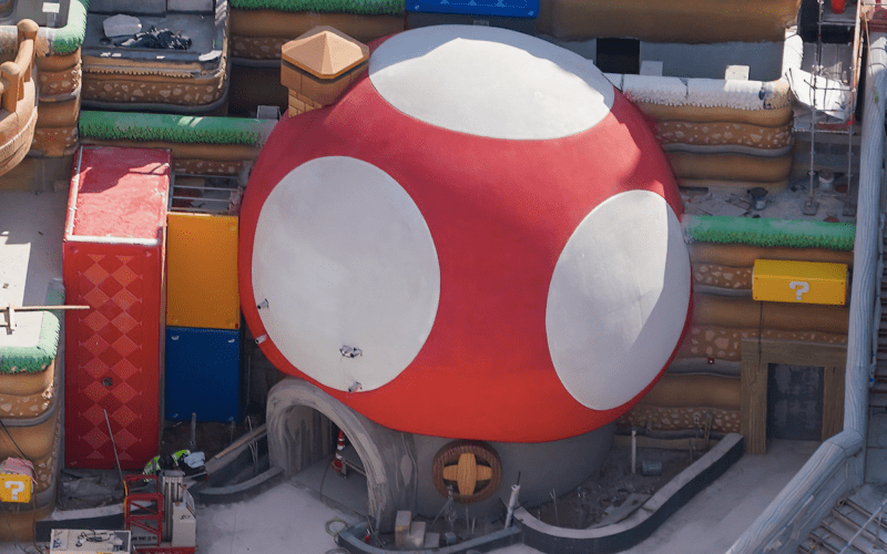 Toadstool Café, Epic Universe construction